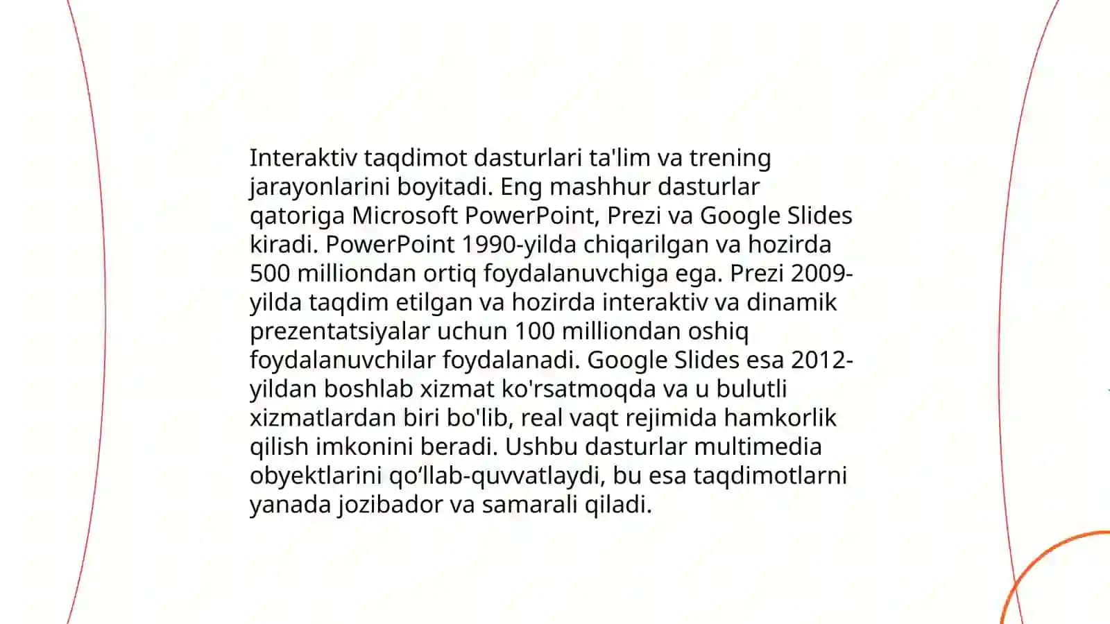 Interaktiv taqdimotlar yaratish 4