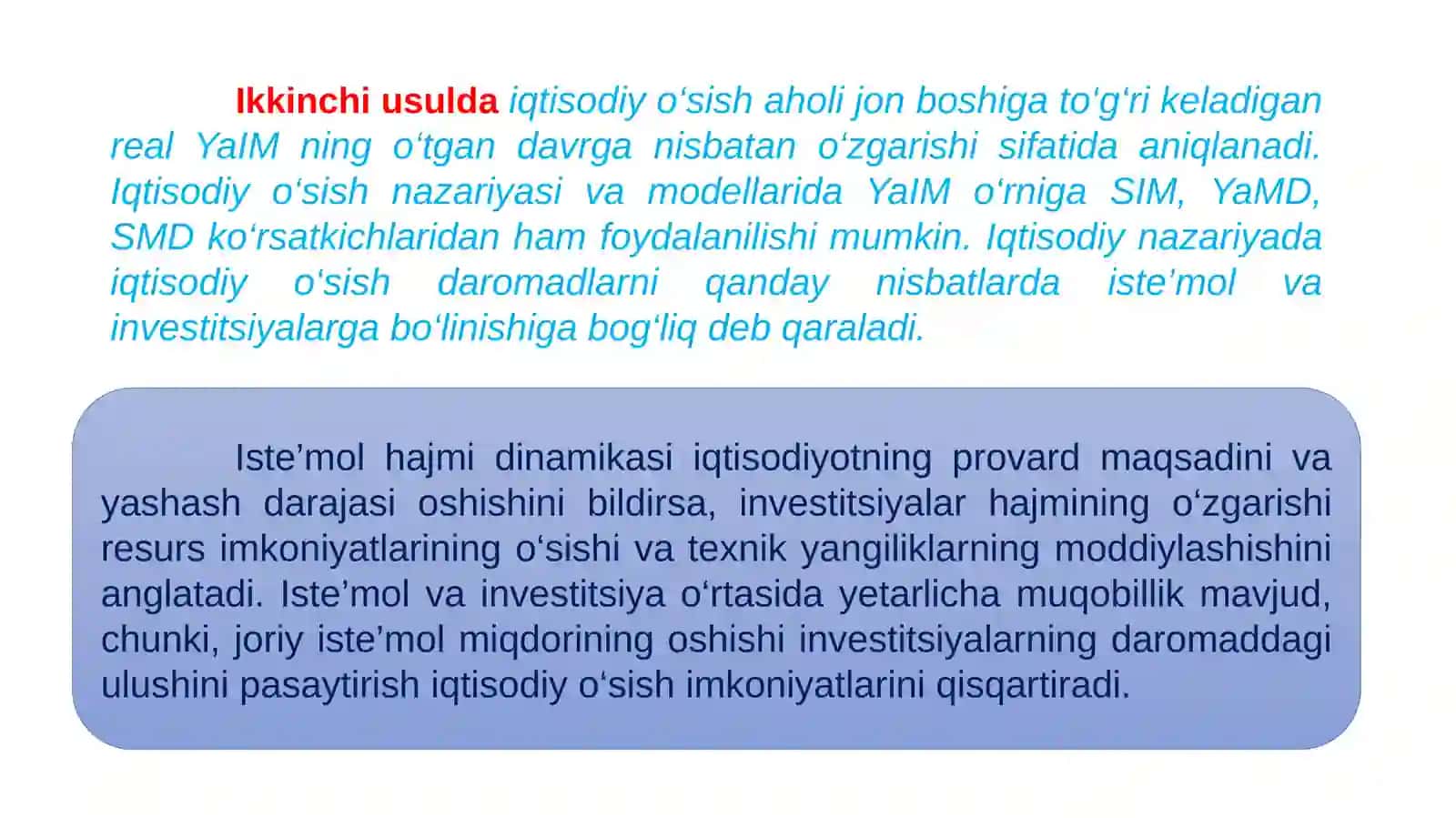 Iqtisodiy o‘sish nazariyalari 4