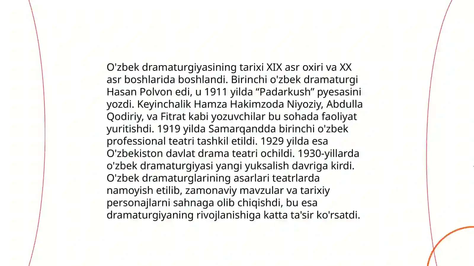 Dramma janridagi asarlar bilan tanishish 4