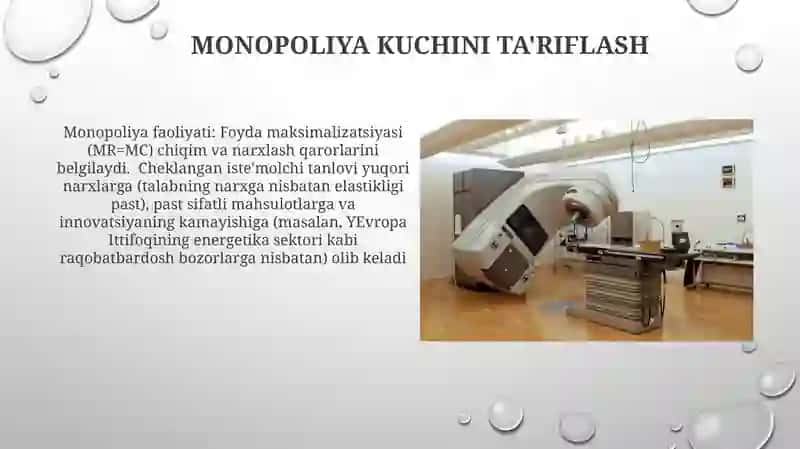 Monopoliyalar, ularning amal qilish va tartibga solish xususiyatlari 4