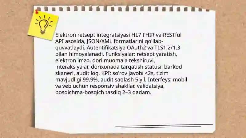 Dorixona va tibbiyot sohasidagi dasturlarda interfeys yechimlari va funksionallik 4