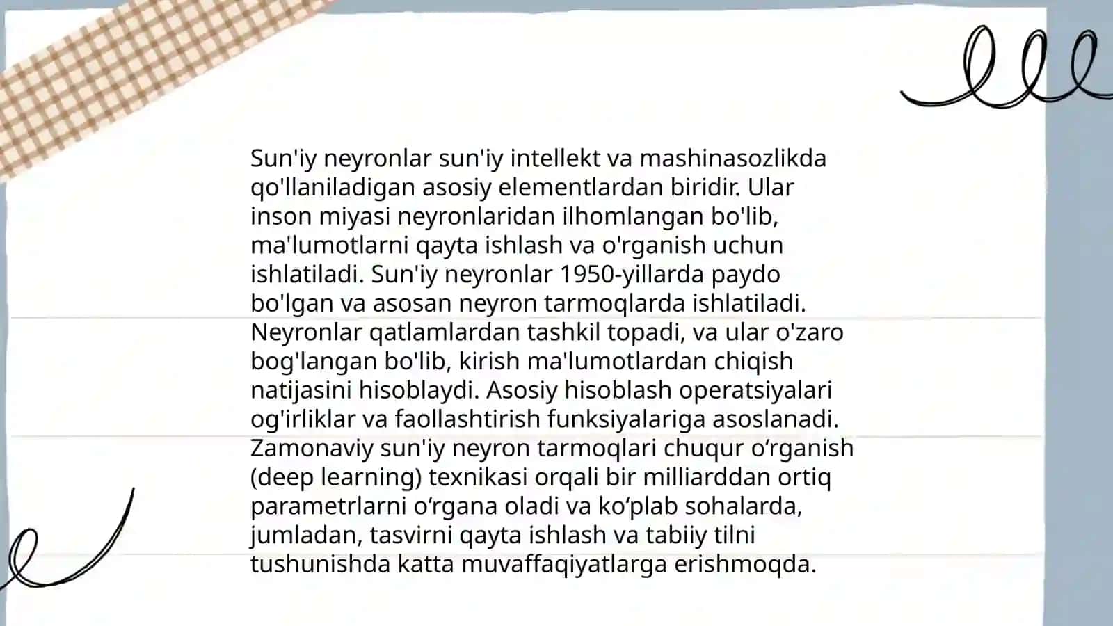 Suniy intelektda neyronlar 4