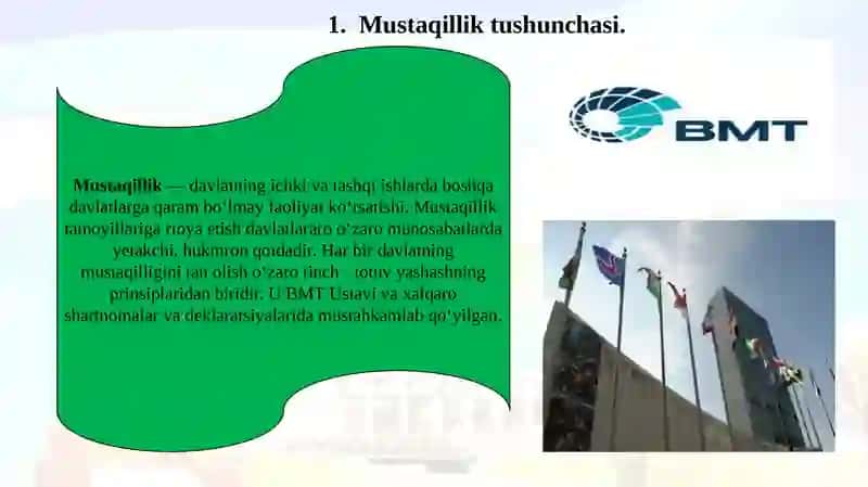 O’zbekistonning eng yangi tarixi fanidan MUSTAQIL ISHI 4