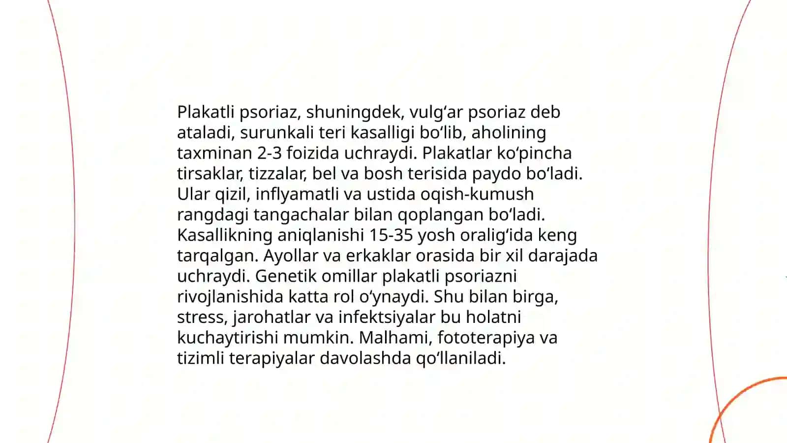 Psoriaz kasalligining turlari, kelib chiqish sabablari va davolash choralari rasimlari bilan 4
