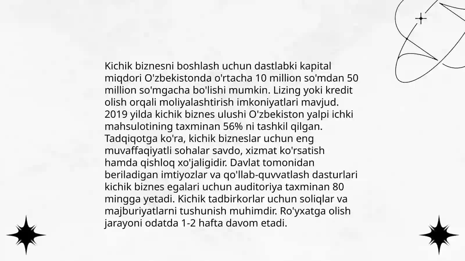 Biznes rejalar tuzish 4