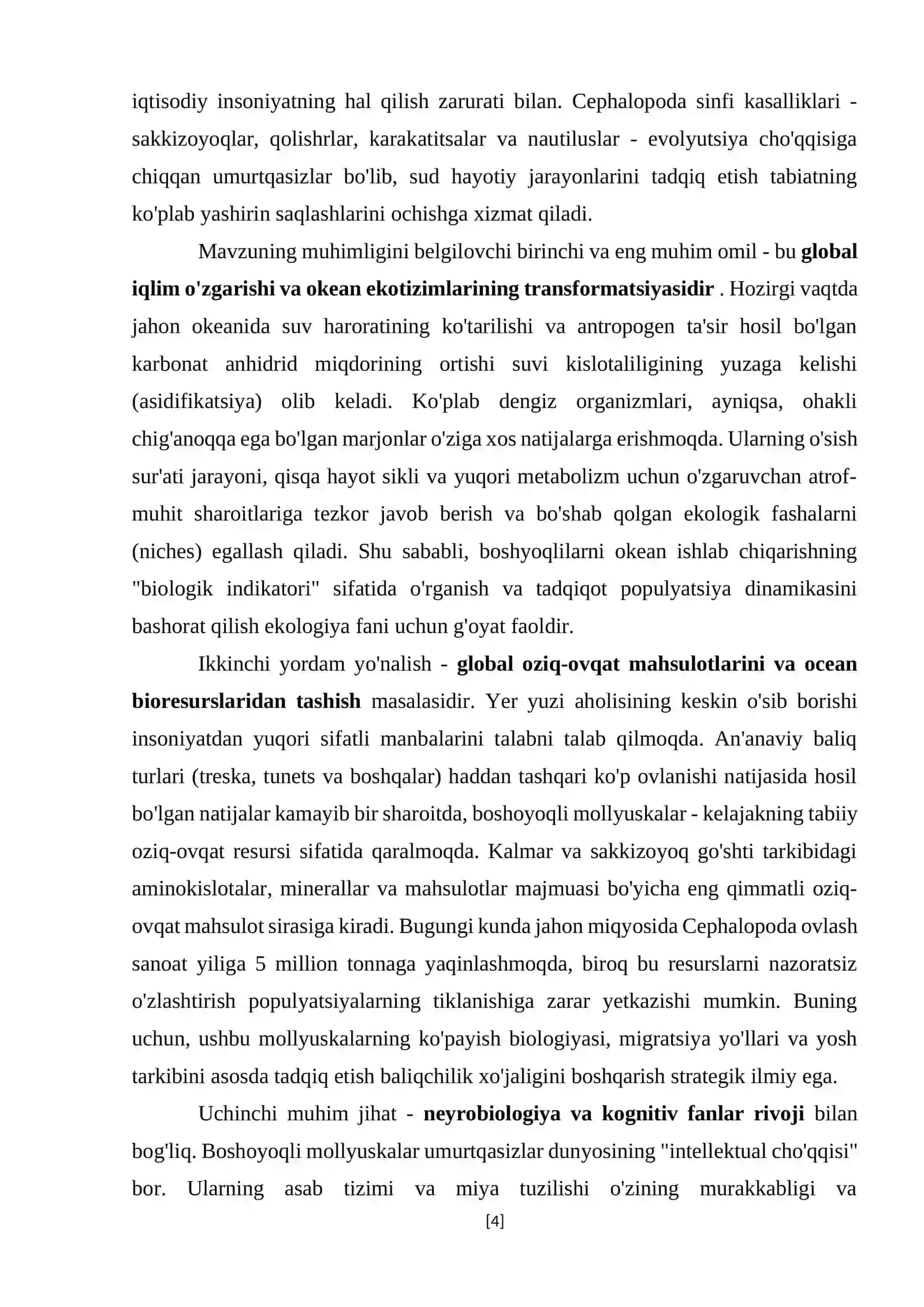Boshoyoqli mollyuskalar (cephalopoda) sinfi biologiyasi va ekologiyasi 4