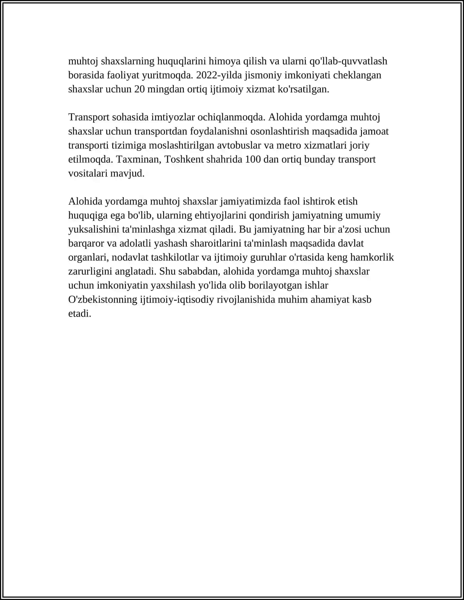 ALOHIDA YORDAMGA MUHTOJ SHAXSLARNI INKLYUZIV TAʼLIM KONSEPSIYASINING MOHIYATI VA ASOSIY QOIDALARI 4