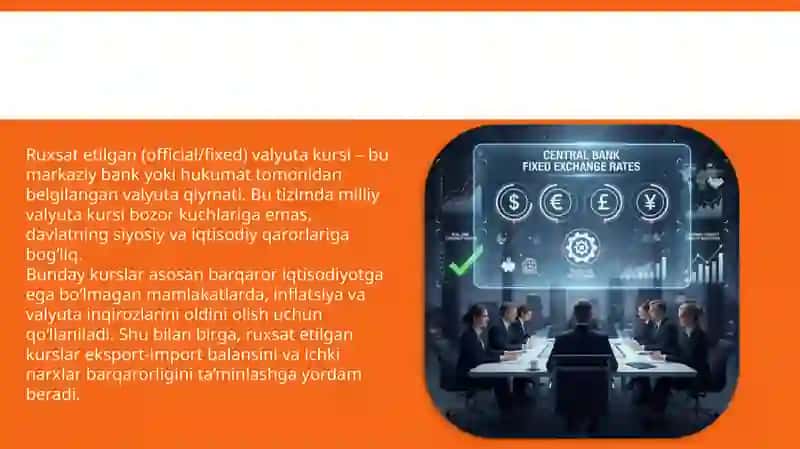 Ruxsat etilgan valyuta kurslari 4