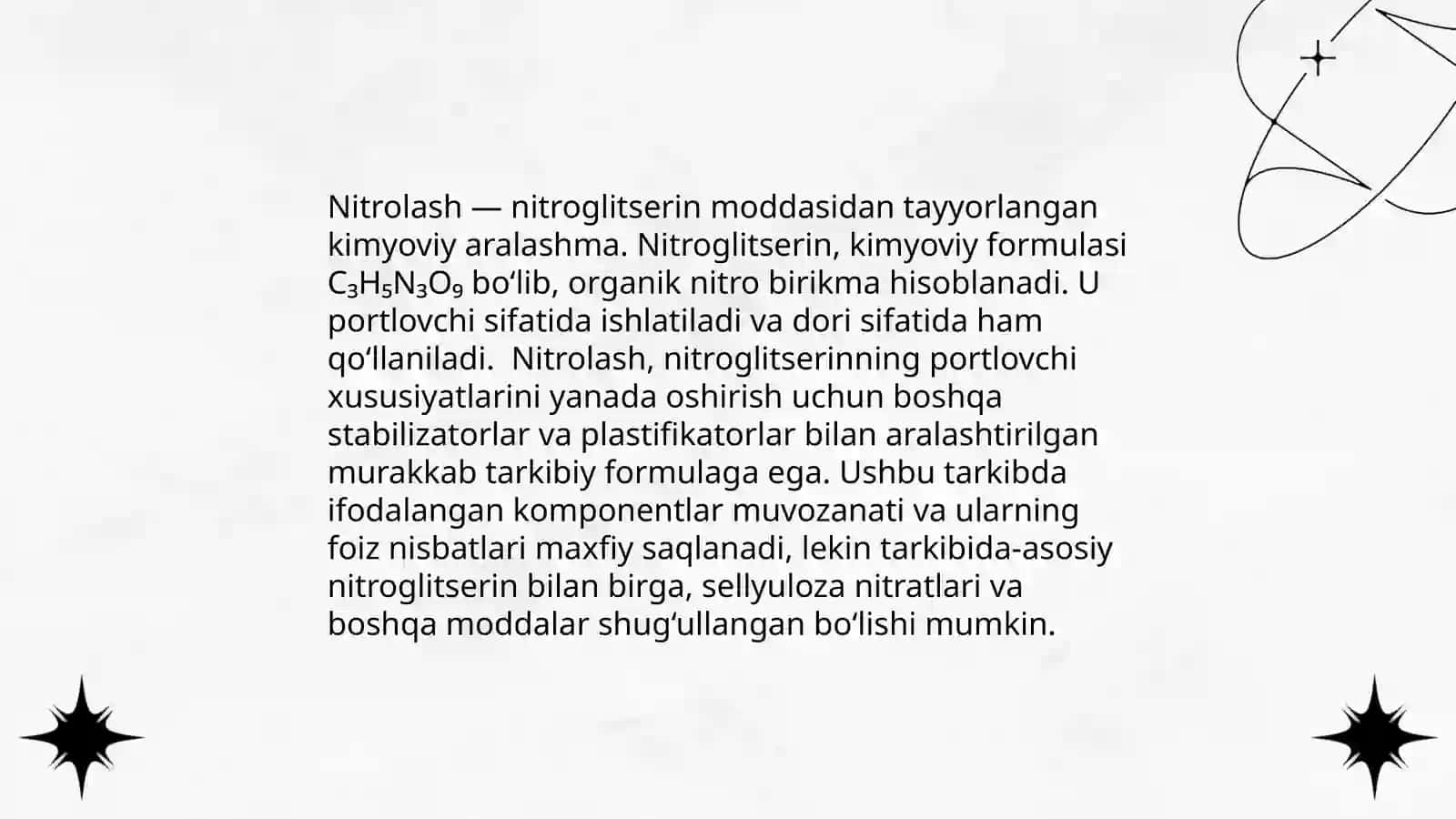 Nitrolash asosida olinadigon dori preparatlari 4