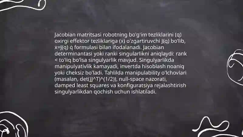 Chiziqli algebra va robototexnikaga tadbiqi 4
