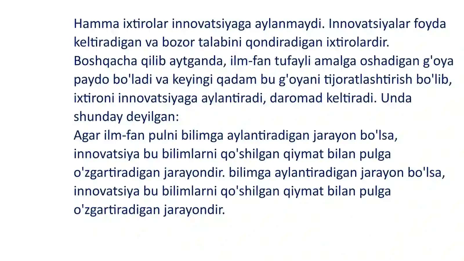 Innovatsion loyihalar ni iqtisodiy baholash 4