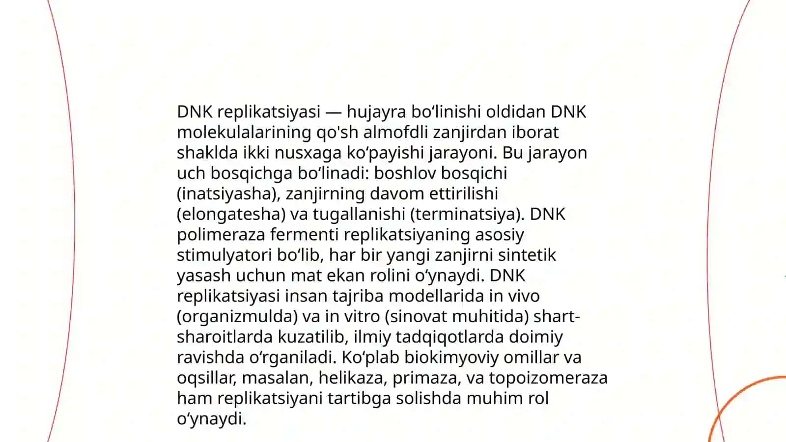 Nuklein kislotalar oqsil sintezining molekulyar asoslari 4