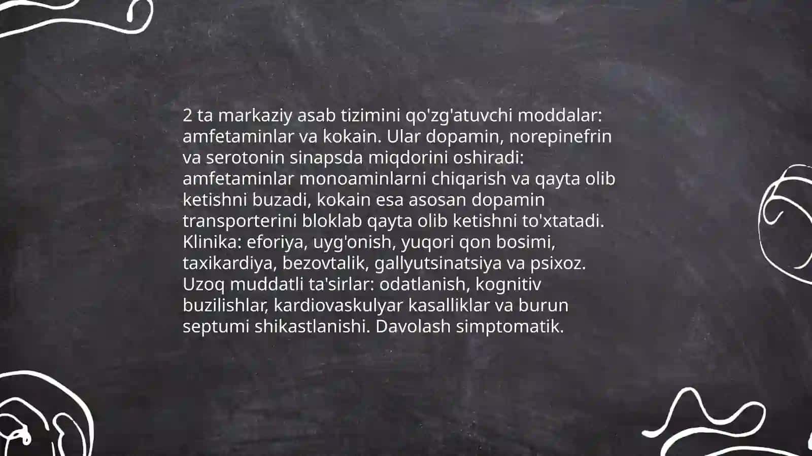 Markaziy asab sistemasiga ta'sir etuvchi moddalar 4