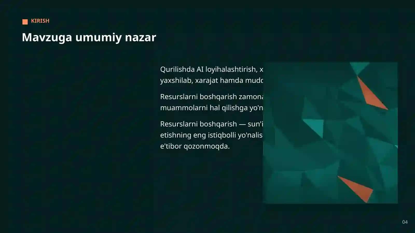 AI QURILISH SOHASIDA 4