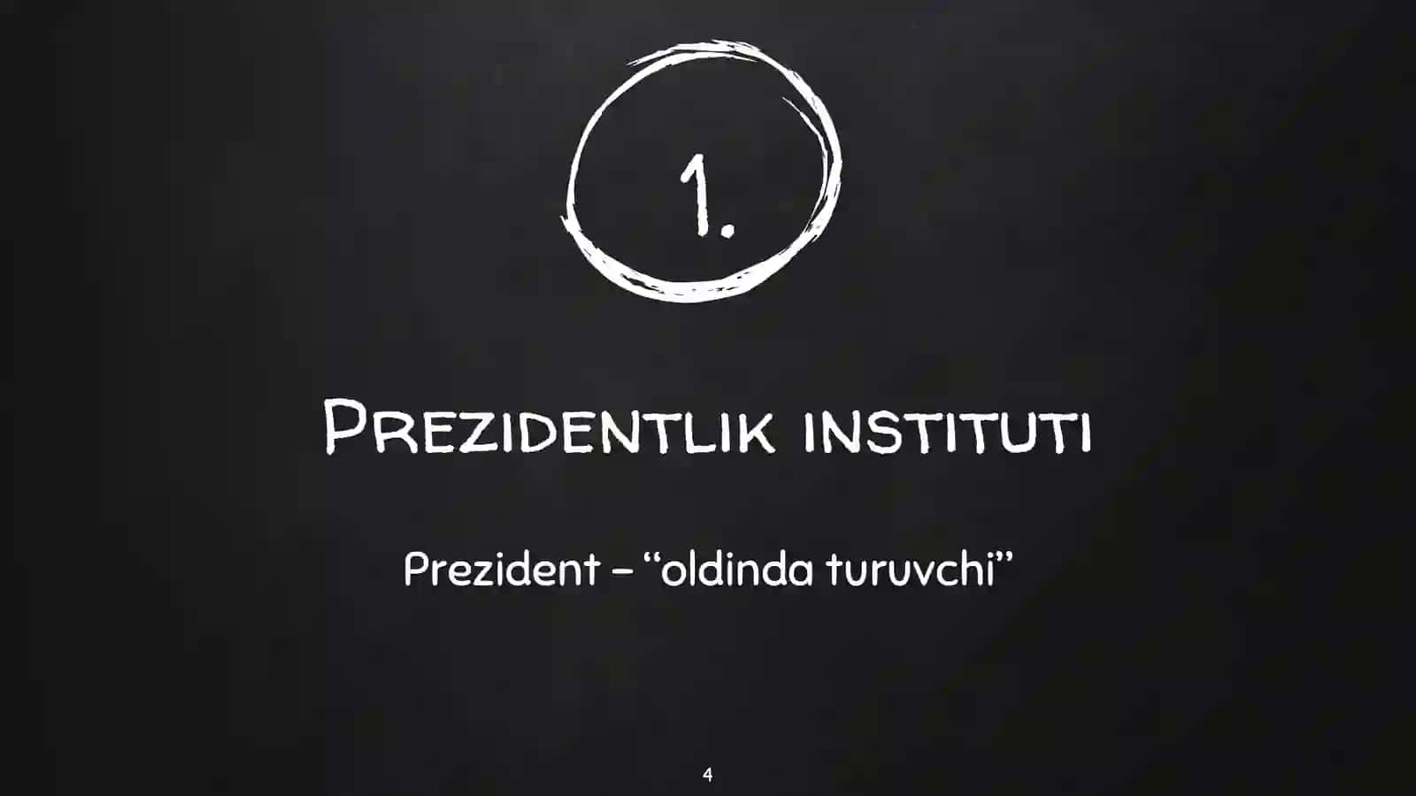 O’zbekiston Respublikasi Milliy davlatchilik shakllanishi va rivojlanishi 4