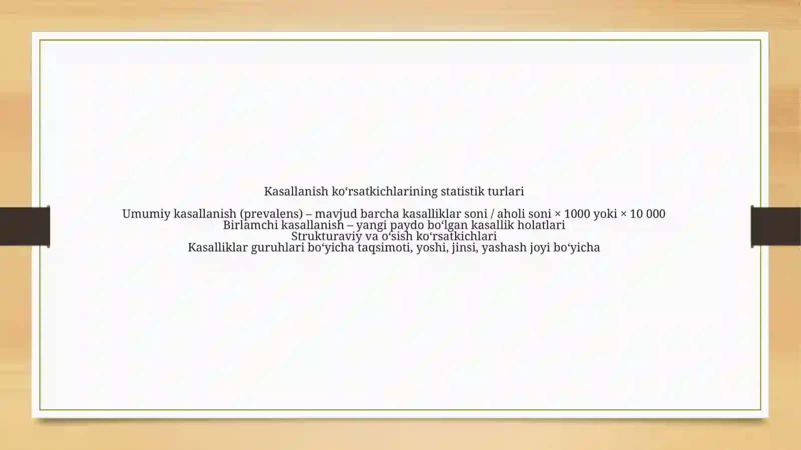 Aholikasallanishlar iko‘rsatkichlari va ularni hisoblash 4