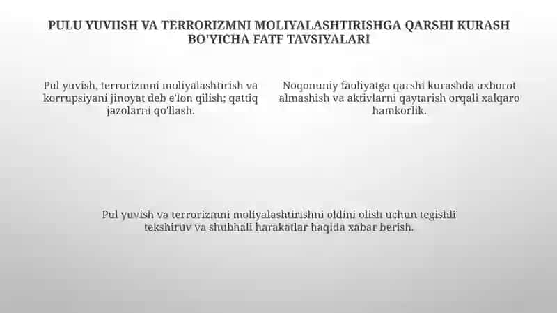 Korruptsiyaga qarshi kurashish bo'yicha xalqaro qonunlar va qarorlar 4