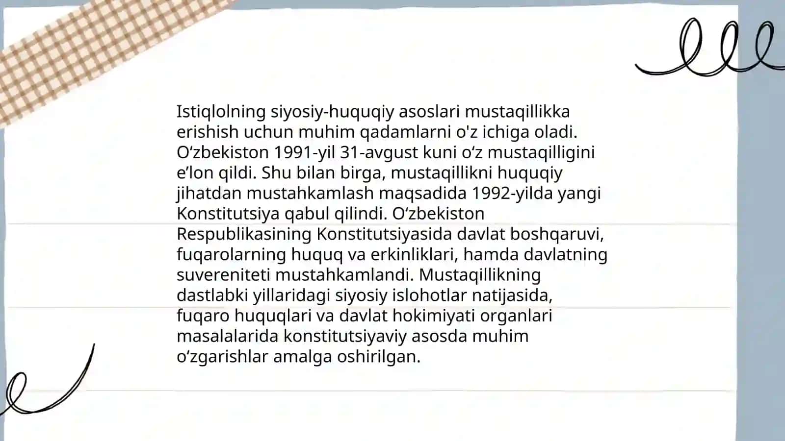Oʻzbekistonning oʻziga xos istiqlol va taraqqiyot yoʻli 4