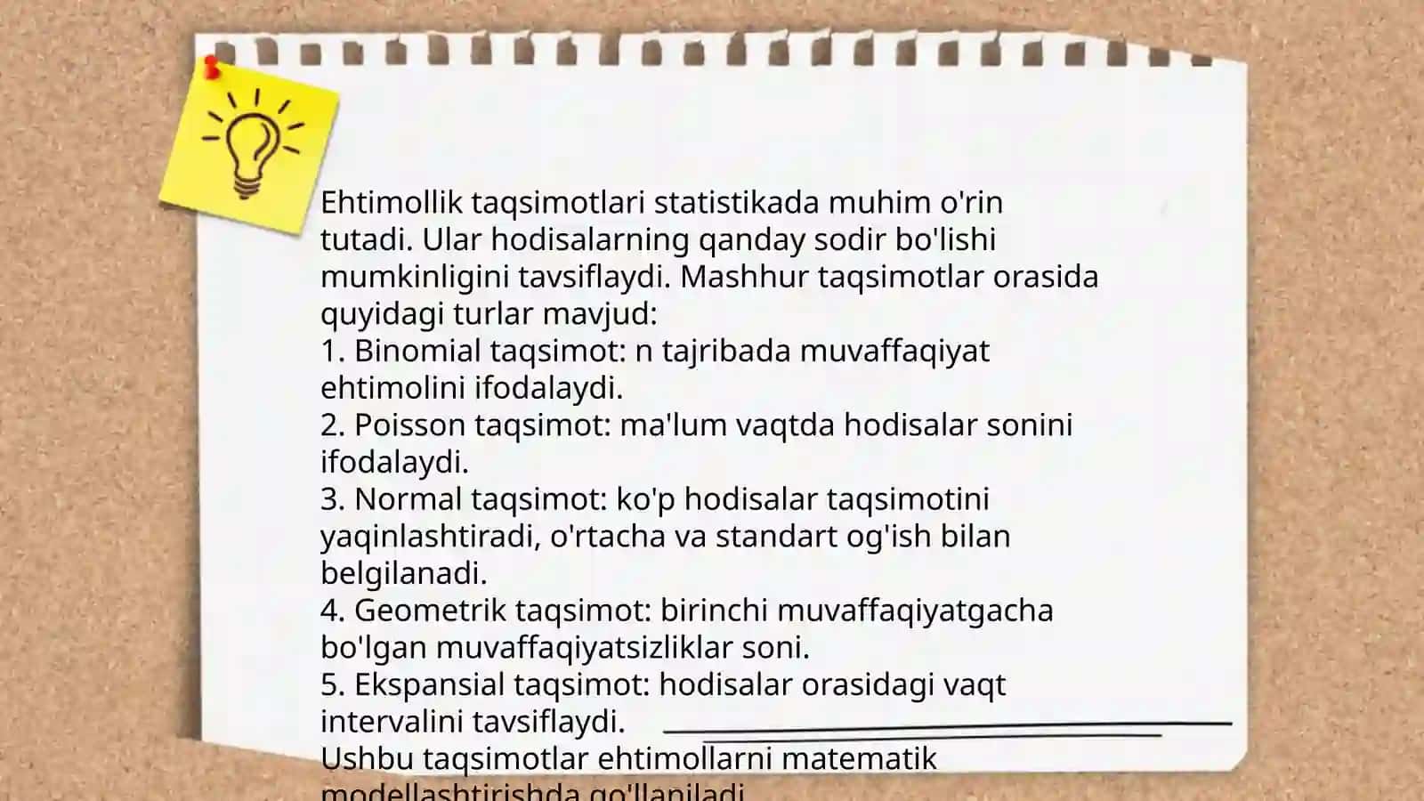 O`zbekistonda ehtimollar nazariyasi va matematik statistika fani 4