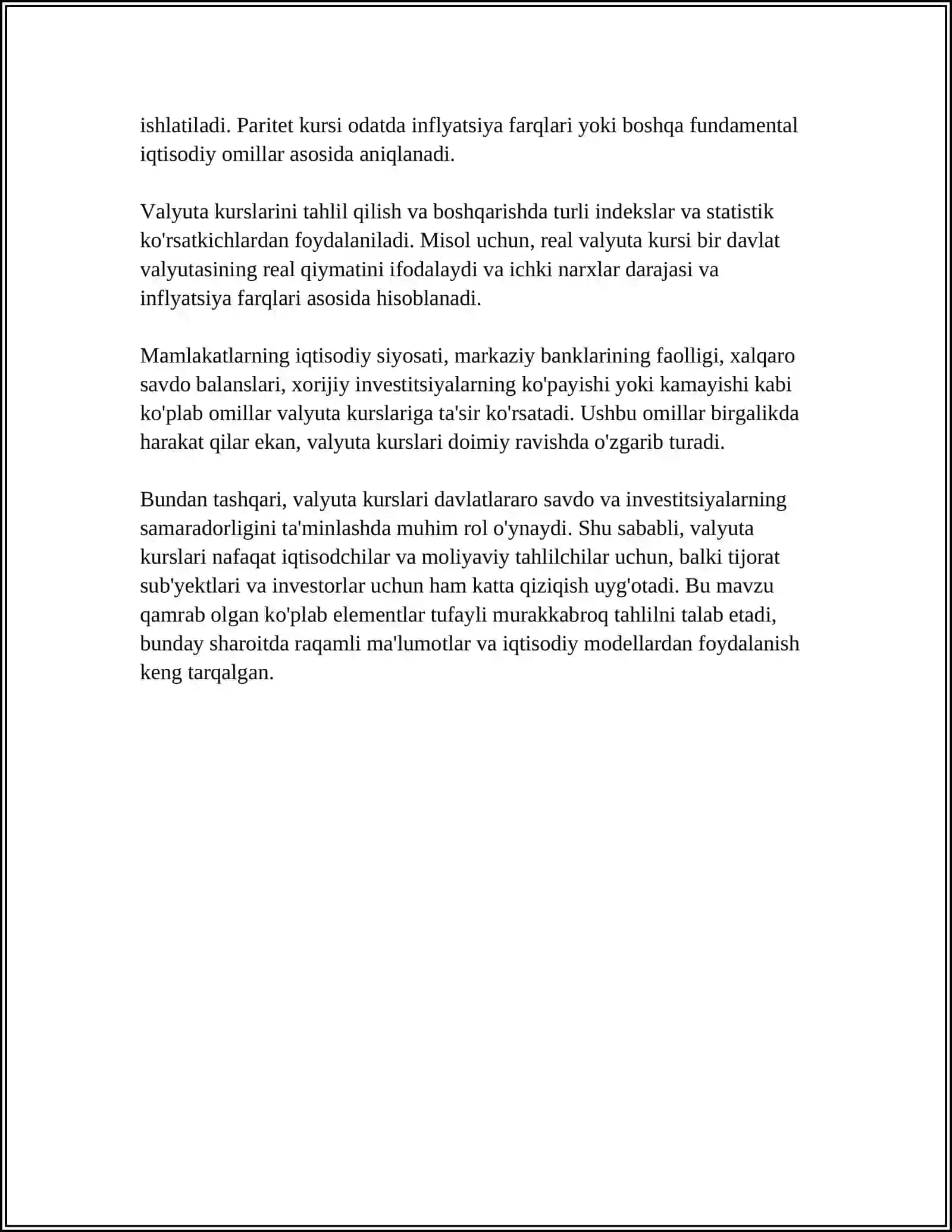 VALYUTA KURSI 4