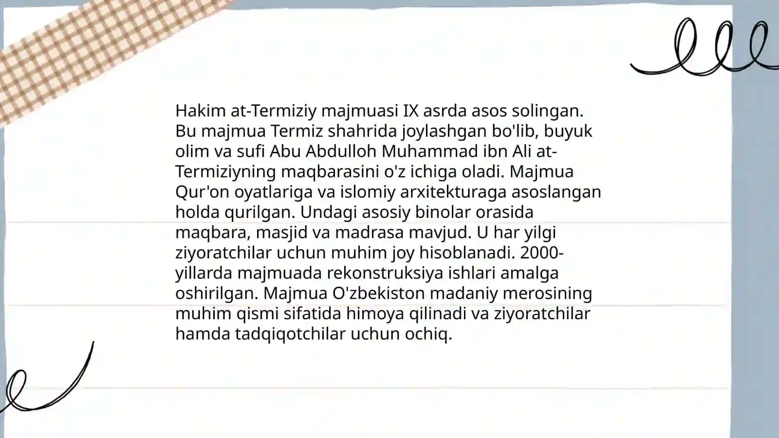 Hakim at-Termiziy majmuasi 4