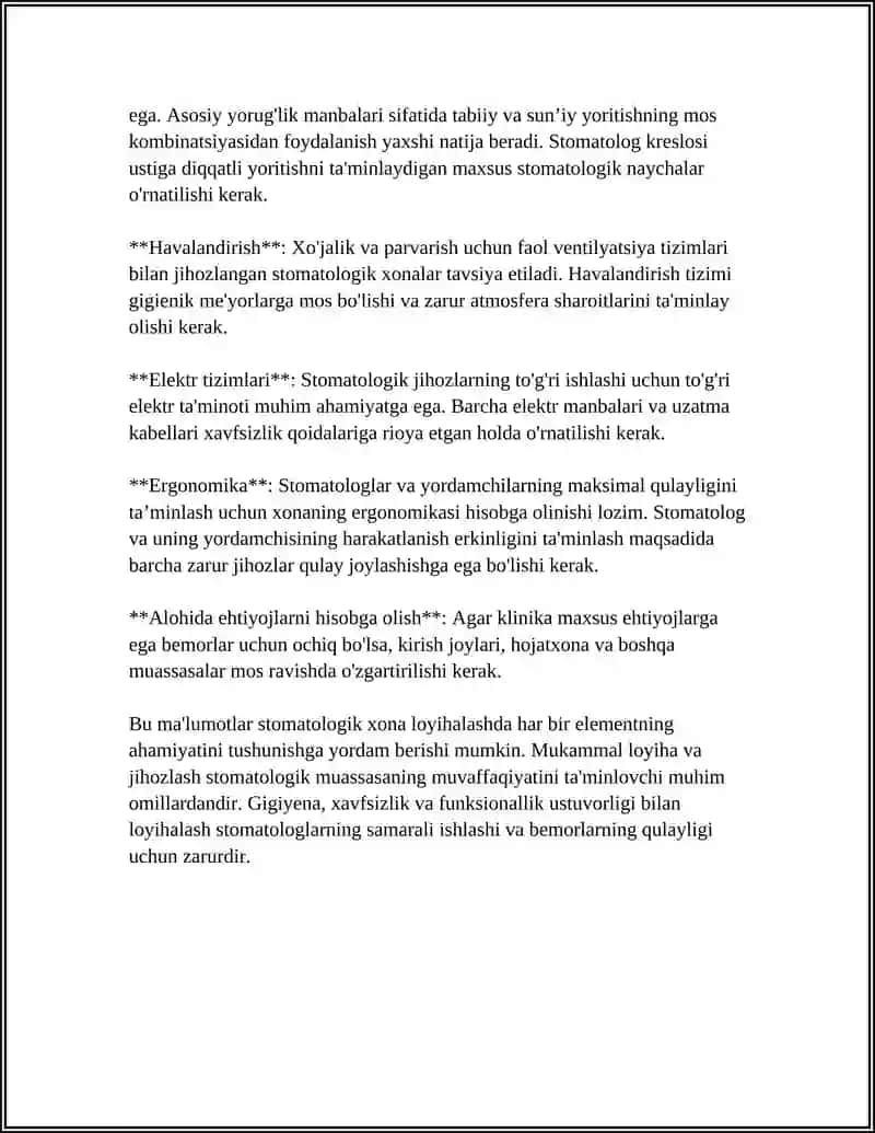 Stamatalogik xonani loyihalash 4