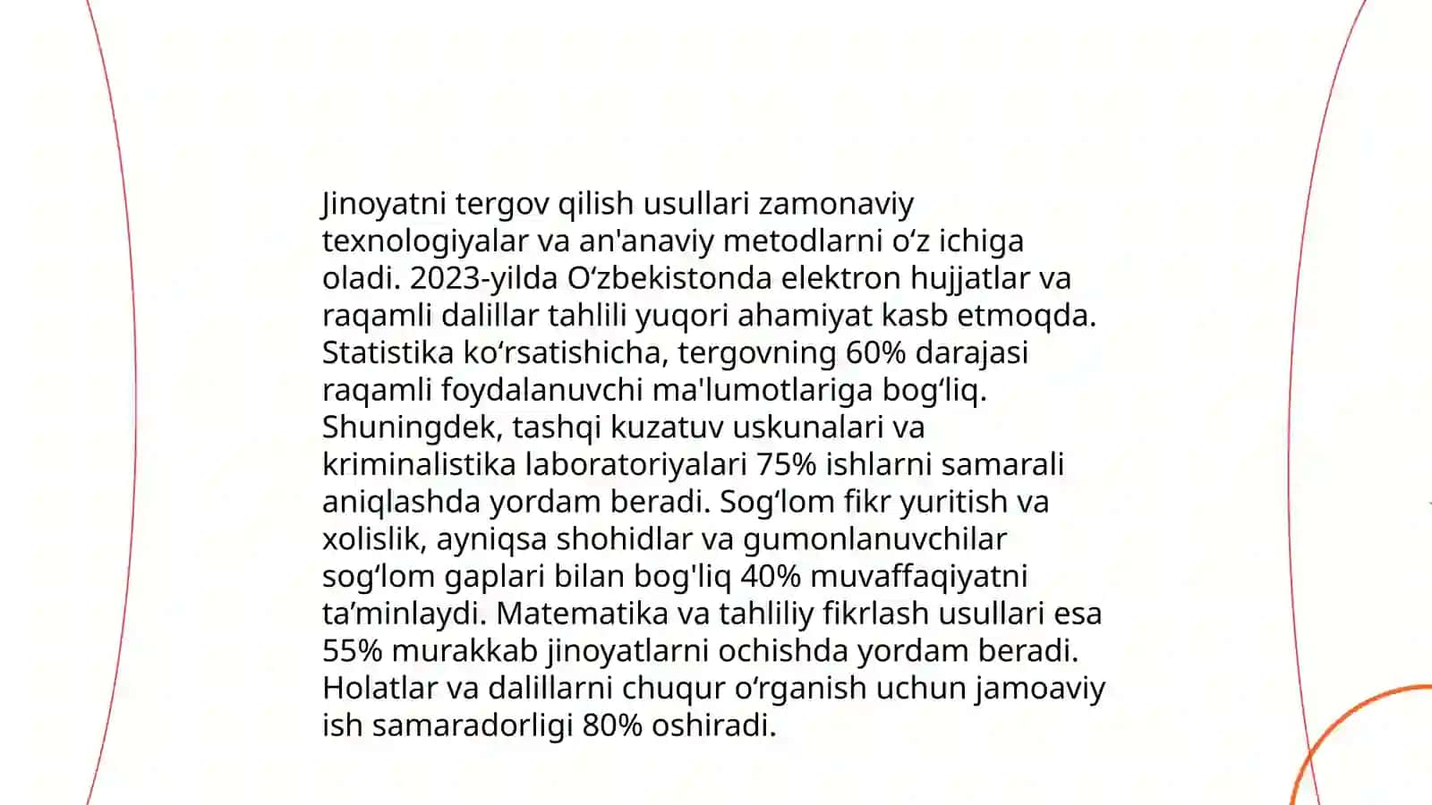 Kriminalistika fanining Jinoyat huquqi va Jinoyat protsessi fani bilan aloqadorligi 4