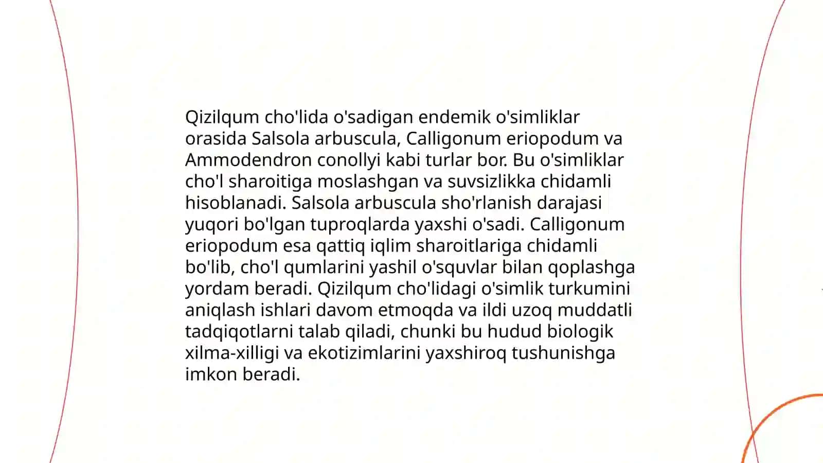 O'zbekistonning tog', cho'l, dashtlarida o'sadigan o'simliklar 4