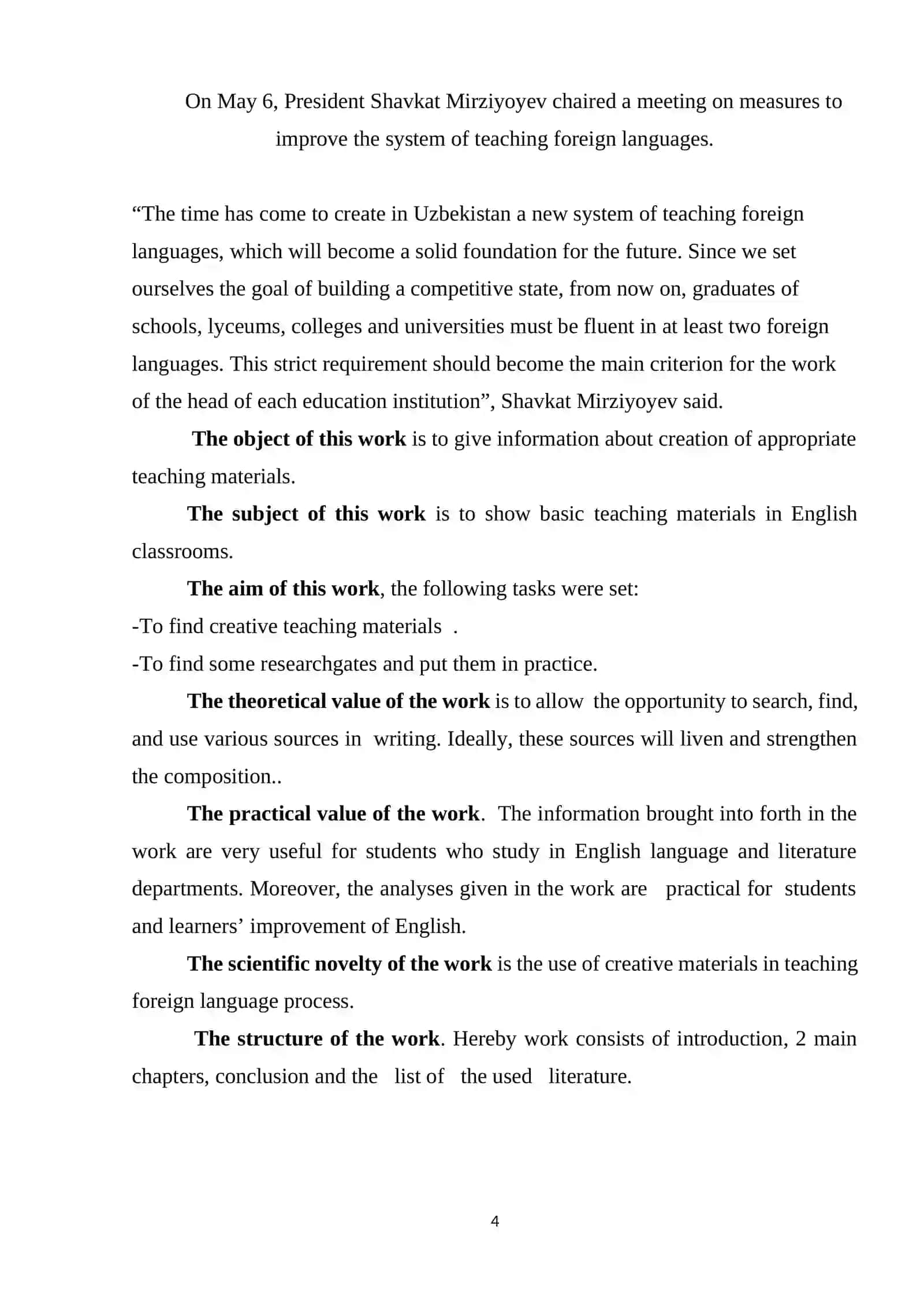 CREATION OF APPROPRIATE TEACHING MATERIALS 4