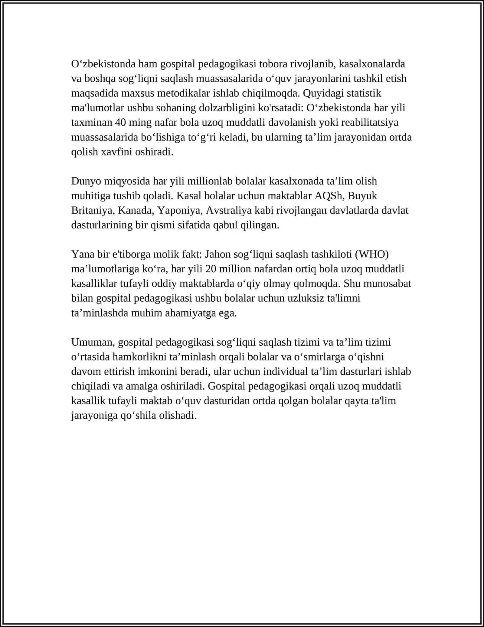 GOSPITAL PEDAGOGIKA TARIXI 4