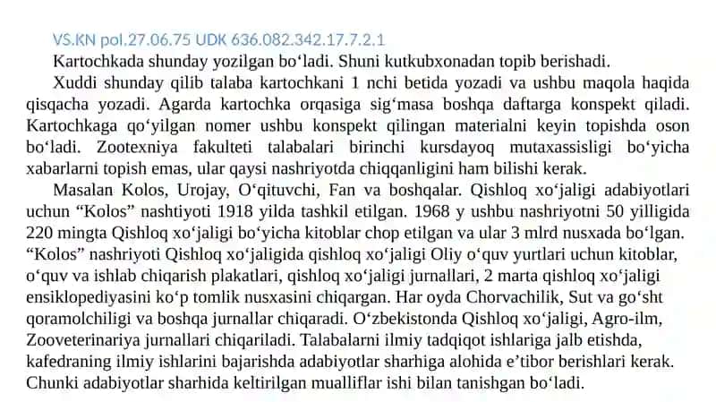 Zooinjeneriya fakultetidagi ilmiy-tadqiqot ishlari 4