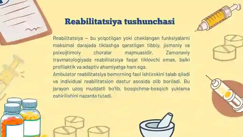 Harakat-tayanch apparati shikastlarida ambulator sharoitda reabilitatsiya 4