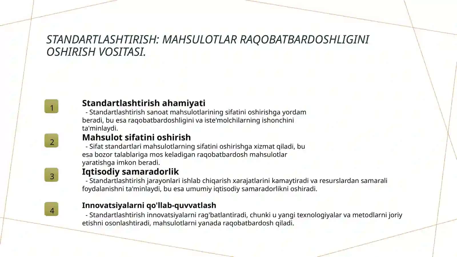 Standartlashtirishning ilmiy asoslari 4