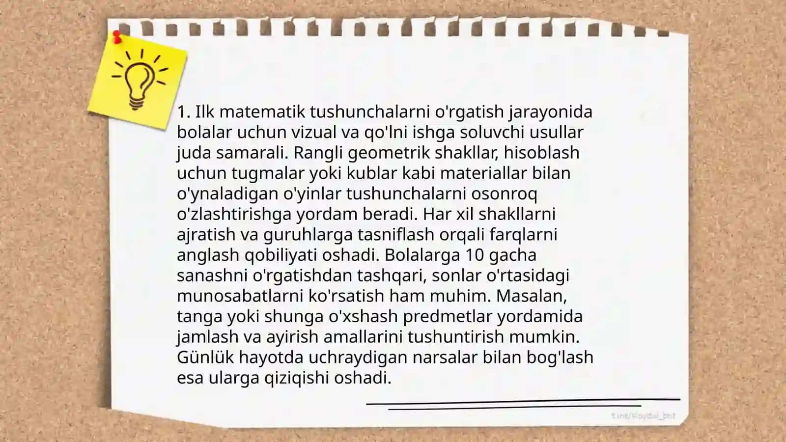 Ixtjsoslashtirilgan yordamchi maktab o'quvchilarining matematik bilimlarini egallash xususiyatlari 4