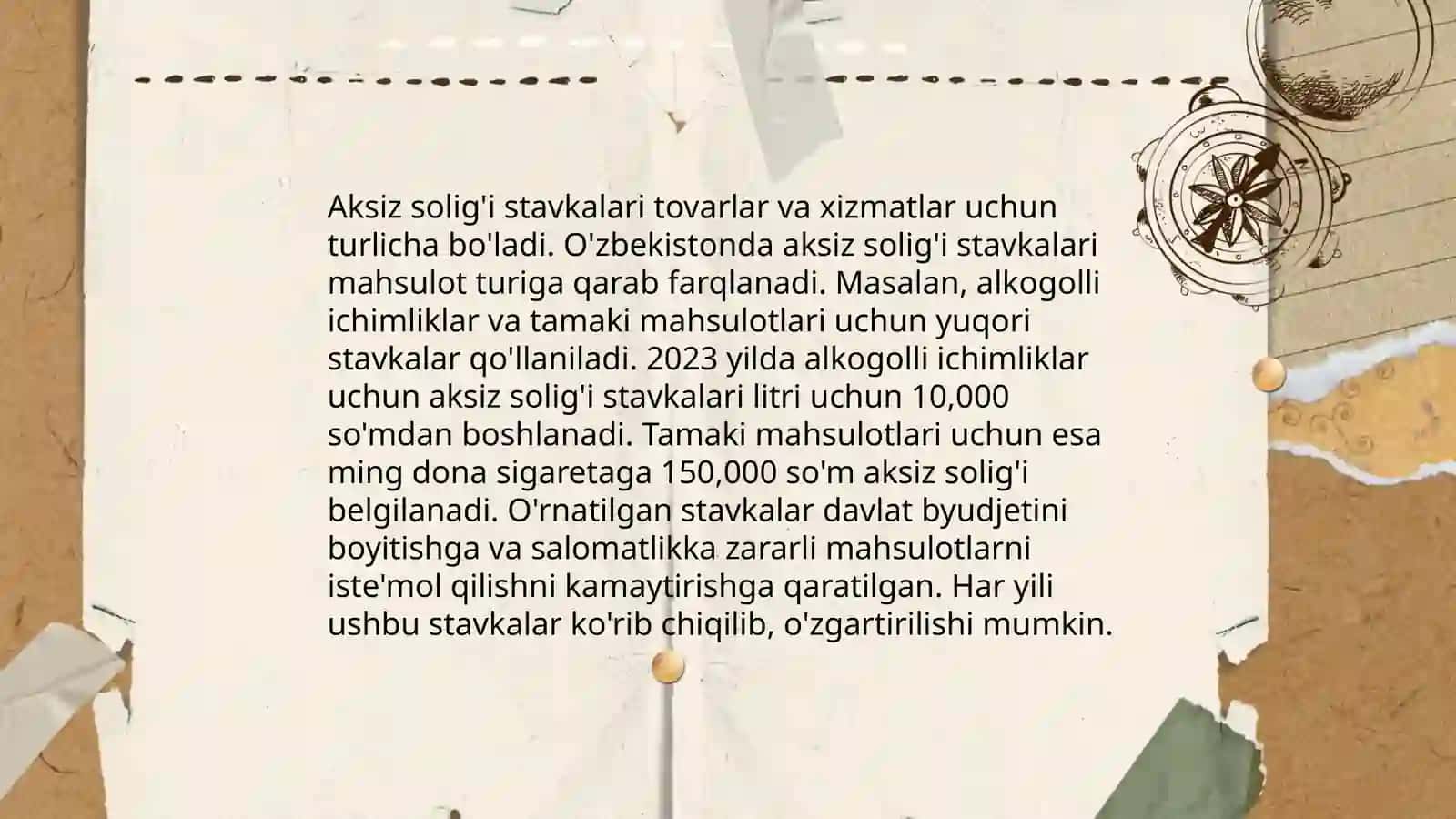 Aksiz solig'ini hisoblash va budjetga o'tkazish tartibi 4