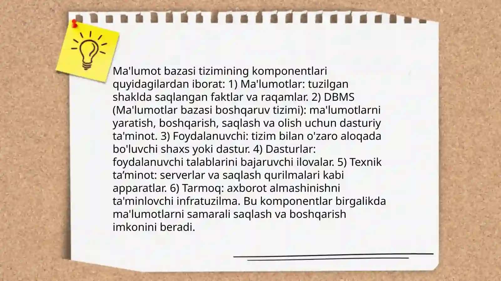 Ma’lumot bazasi tizimining arxitekturasi 4