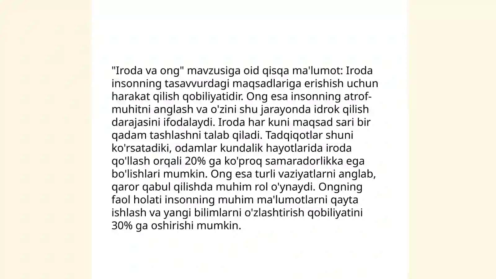 Inson irodasining tabiati 4