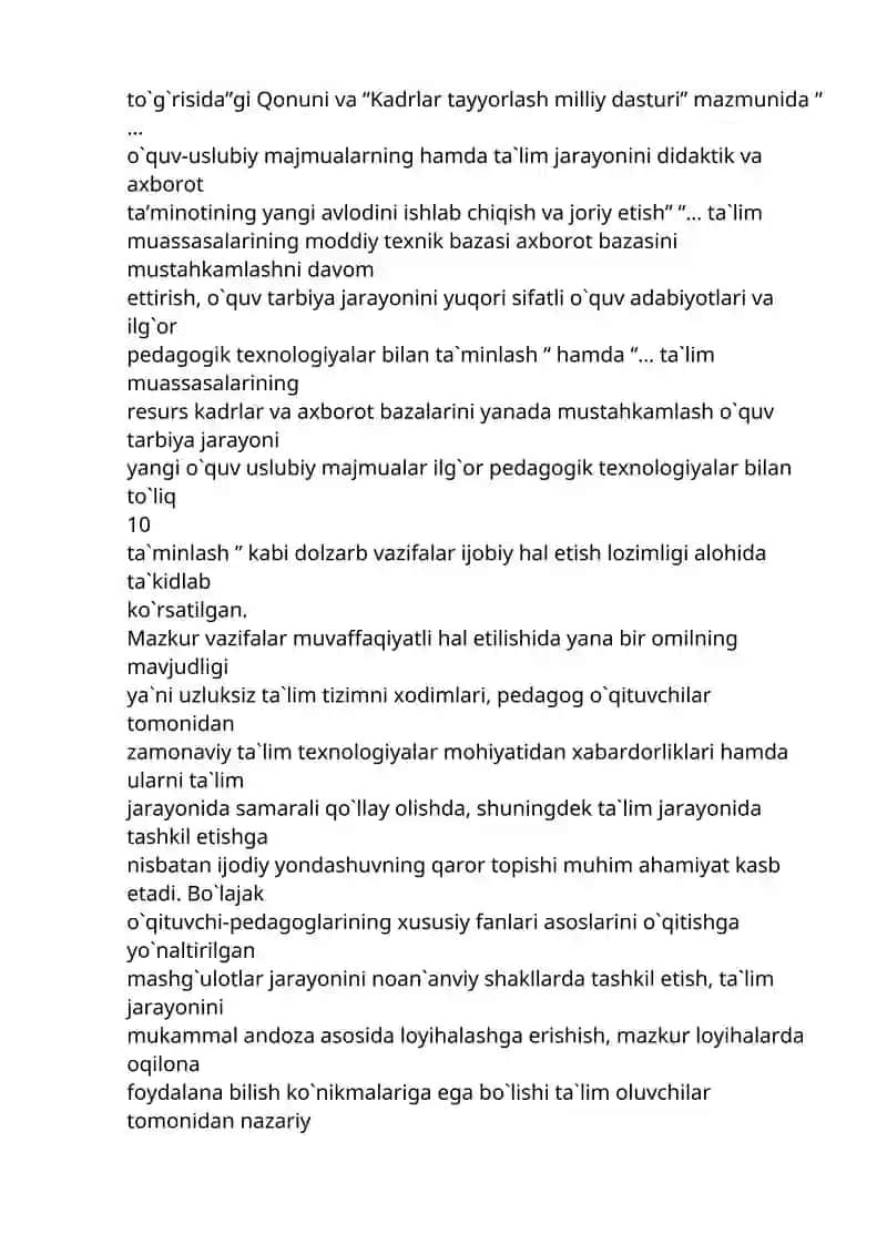 Dosyazova Lobarning ONA TILI OQITISH METODIKASI 4