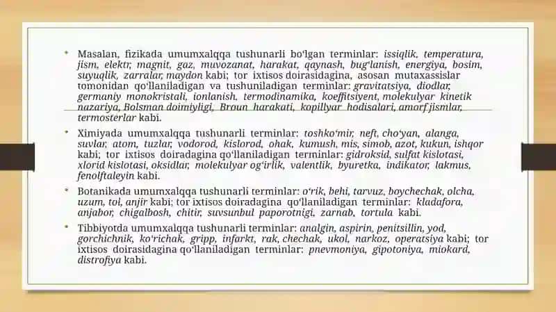 Professionalizm va tilning milliy xoslangan birlikari. 4