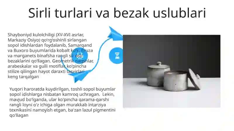 Shayboniylar davrida kulolchilik 4