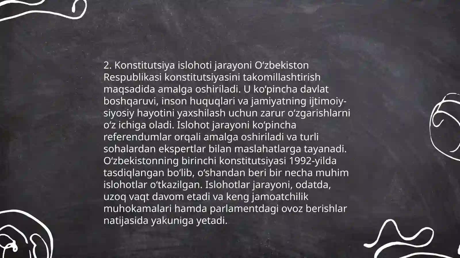 O'zbekiston Respublikasi konstitutsiyasi 4