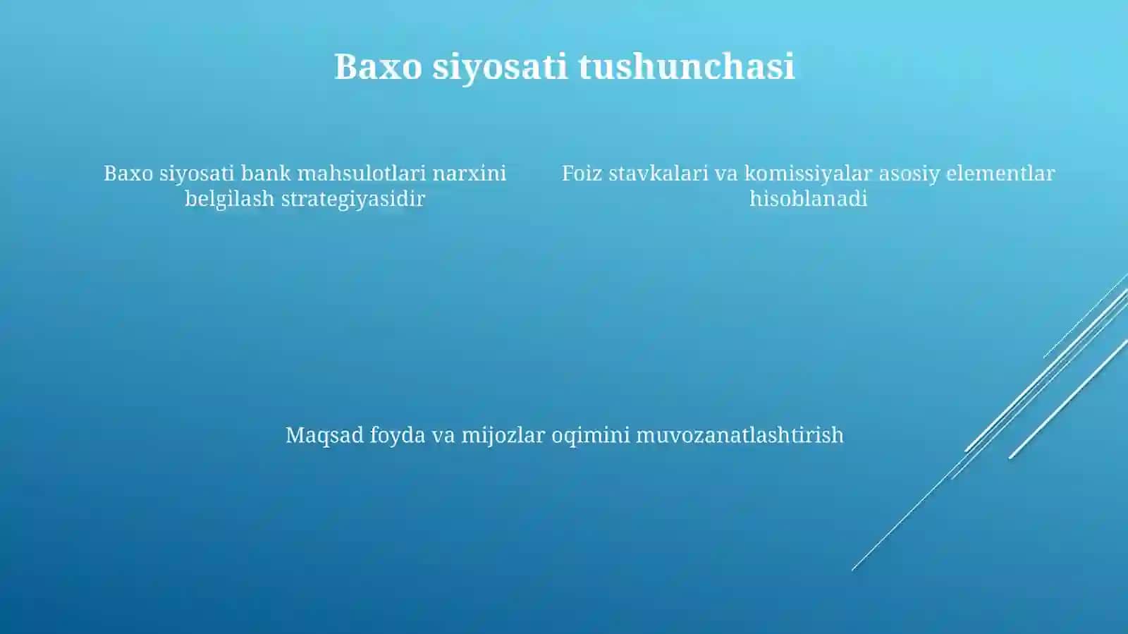 Tijoratbanklaribaxosiyosativauningyo’nalishlari 4