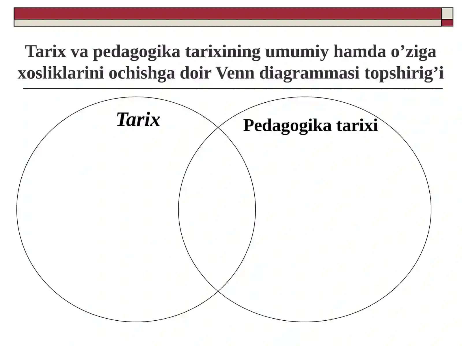 Pedagogika tarixi fan sifatida. Ibtidoiy jamoada tarbiya. VII asrgacha ta’lim-tarbiya va pedagogik fikrlar 4