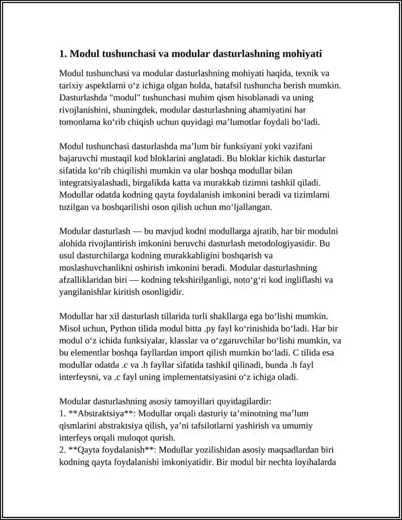 C# VA BOSHQA TILLARDA (PASCAL, C++) MODULLI DASTURLASH 4