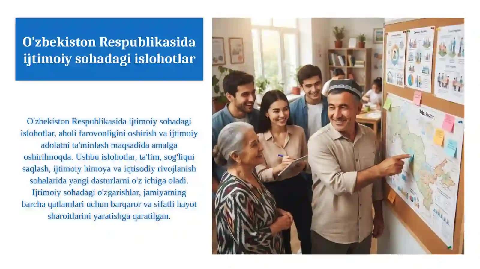 O'zbekiston Respublikasida ijtimoiy sohadagi islohotlar 4