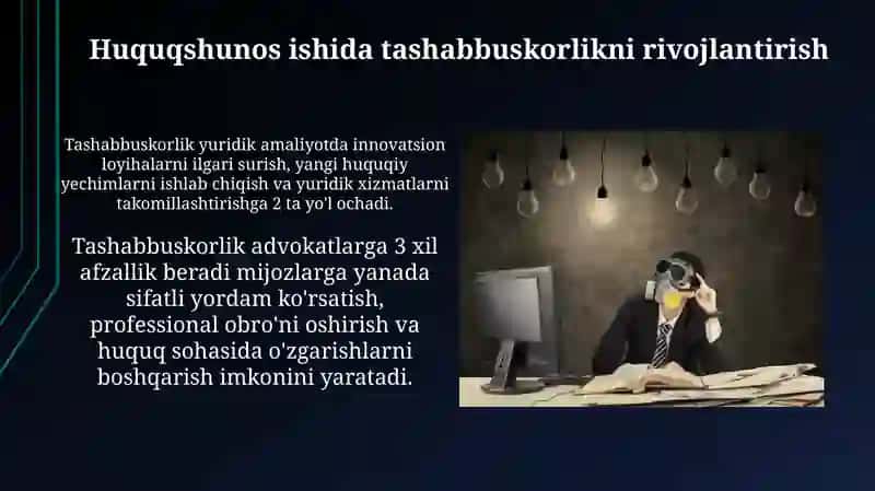 Yurist faoliyatida tashabbuskorlik kreativlik va masalaga ijodiy yondashuv 4