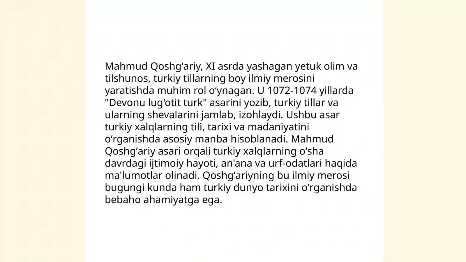 Mahmud Qoshgʻariyning pedagogik qarashlari 4