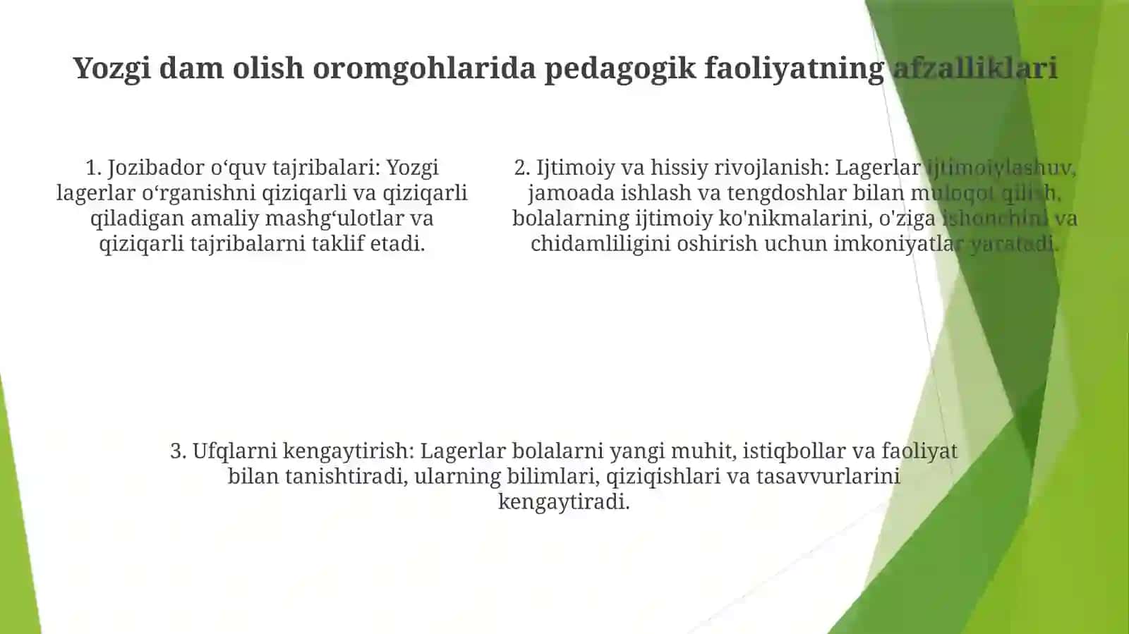 To'g'on qurilishi loyihalariga Pedagogik FaoliyatniTashkilEtish 4