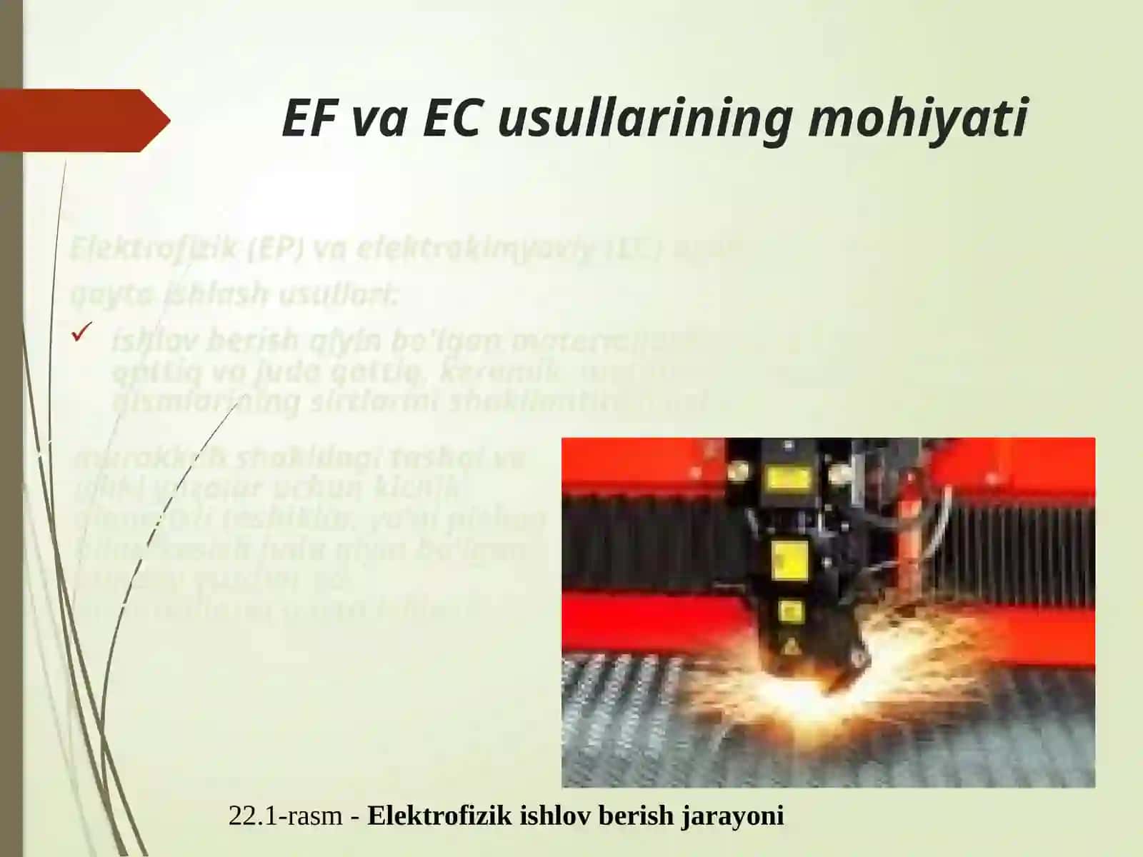 Lazer nuri yordamida materallarga ishlov berish 4
