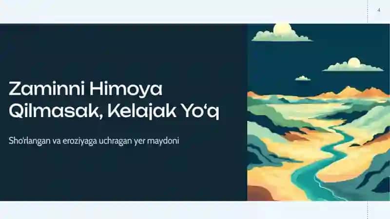 Uyumlar ishlashini loyihalashda ekologiya va zaminni himoya qilish masalalari 4